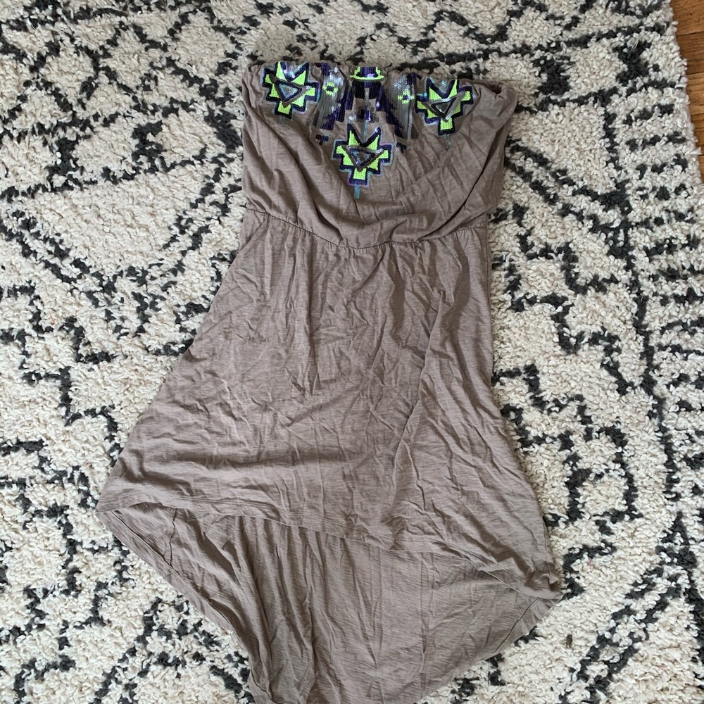 Hi low express dress